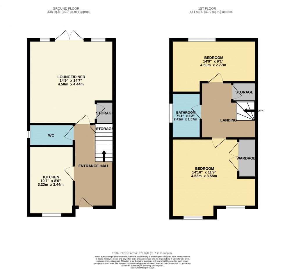Floorplan for Raxster Drive, Snedshill St Georges