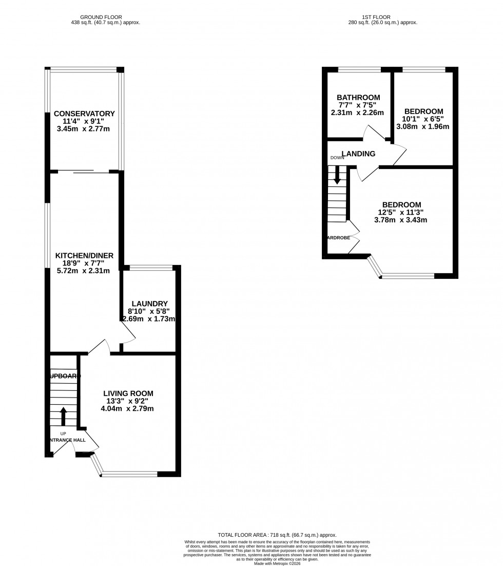Floorplan for Roseway, Wellington