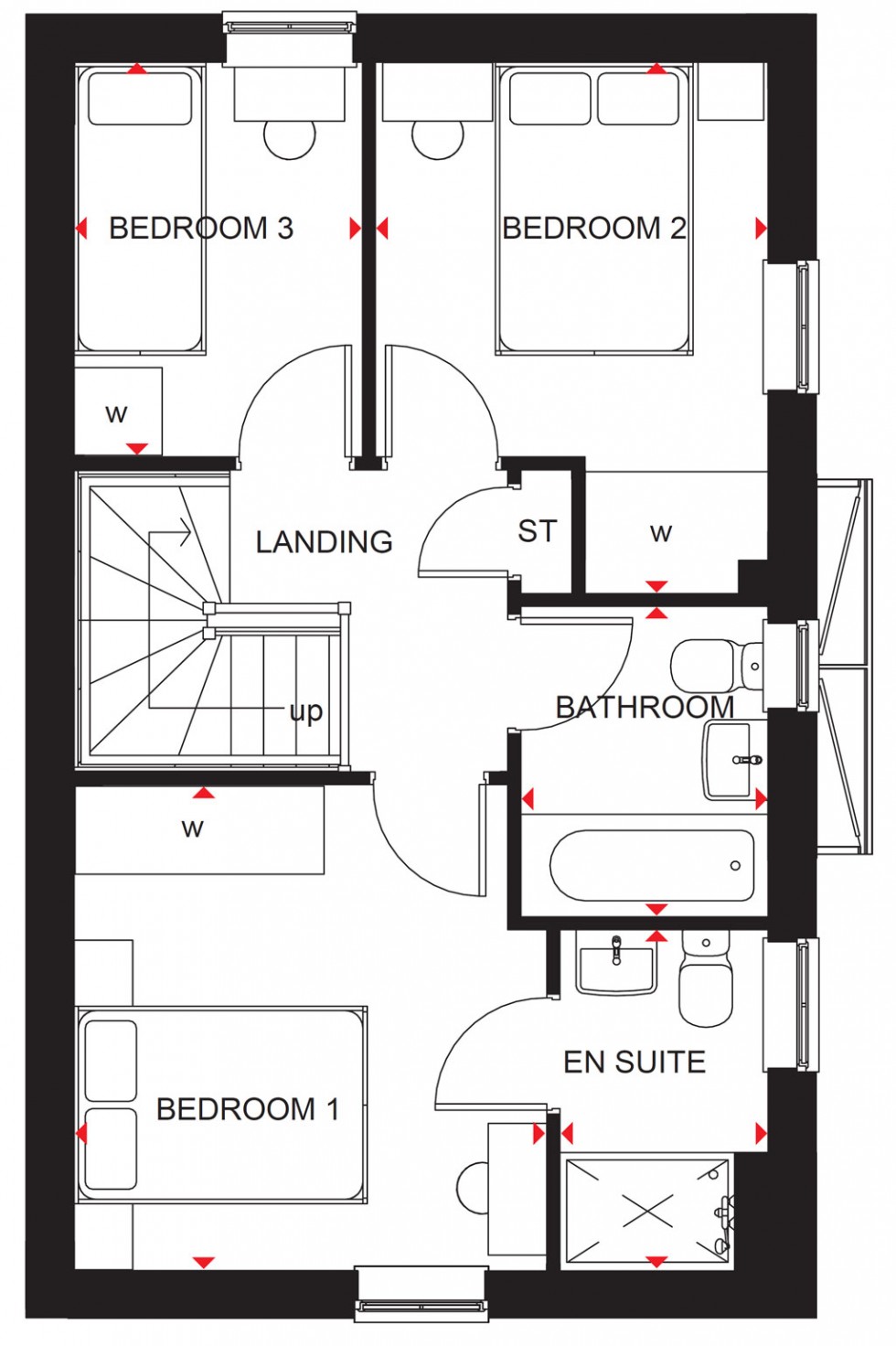 Floorplan for Scarlet View, Lawley