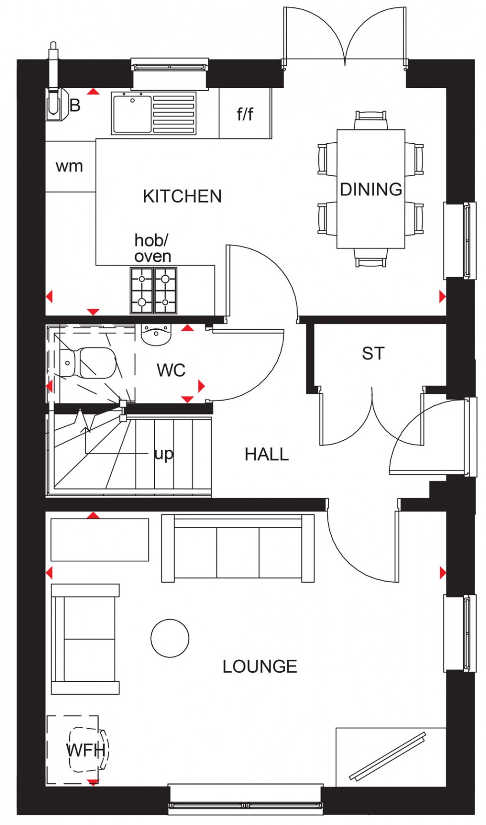 Floorplan for Scarlet View, Lawley